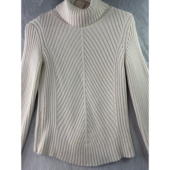 Ann Taylor White Cowl Neck Sweater – Size XS - Picture 5 of 6